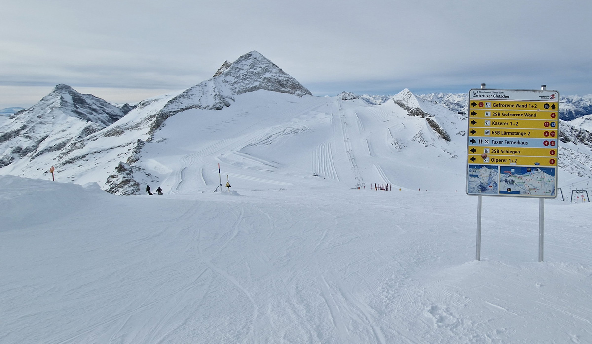 Hintertux Gletsjer skiën